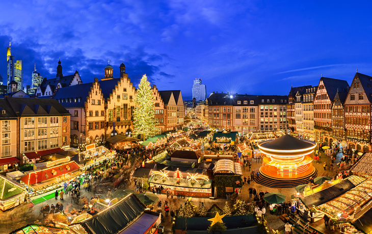 Weihnachtsmarkt in Frankfurt, Deutschland