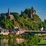 Altstadt von Saarburg in Rheinland-Pfalz, Deutschland