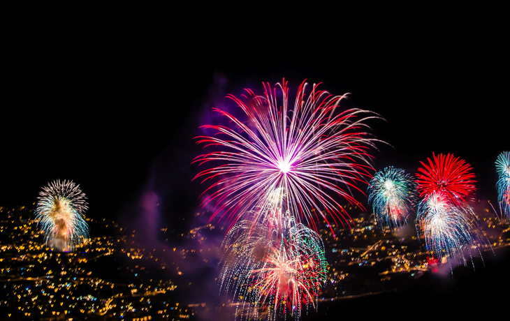Feuerwerk über Madeira