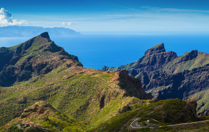 Aussicht über die Kanarischen Inseln von Teneriffa aus