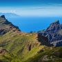 Aussicht über die Kanarischen Inseln von Teneriffa aus