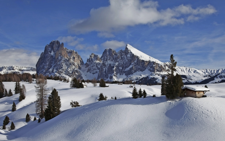 Dolomiten im Winter 