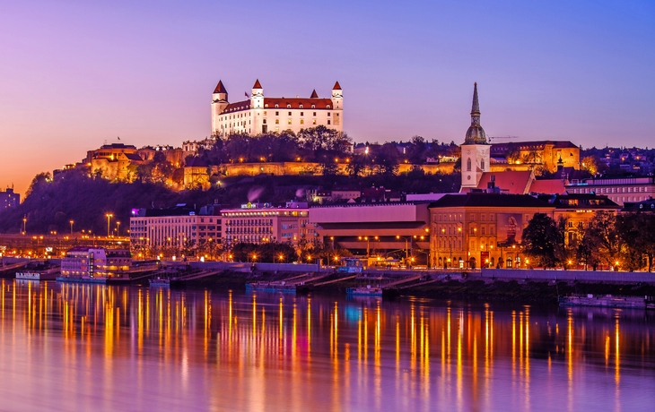 Bratislava bei Nacht