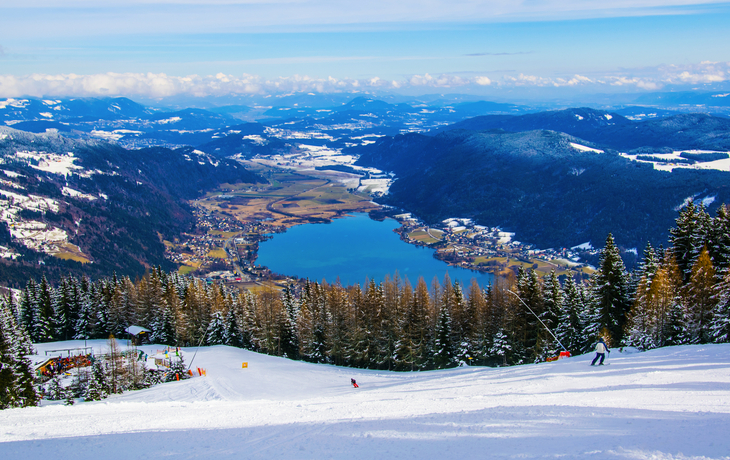 Blick auf den Ossiacher See 