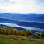 Panoramablick auf den Millstättersee in Kärnten, Österreich