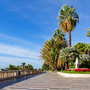 Sanremo (italienische Riviera),Promenade und Statue des Frühlings