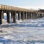 Old jetty in Swakopmund Namibia