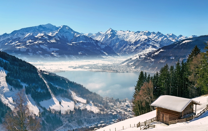 Zell am See im Winter