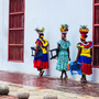 Palenqueras - die traditionellen Obststraßenverkäufer in Cartagena de Indias