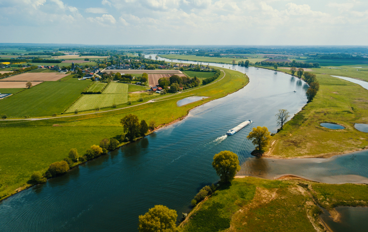 Luftbilder von Loonse Waard, nahe Nijmegen