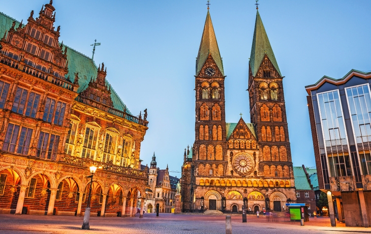 Marktplatz von Bremen mit Rathaus