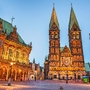 Marktplatz von Bremen mit Rathaus