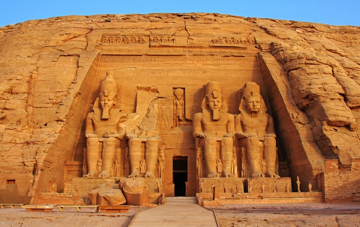 Der Tempel von Abu Simbel in Ägypten