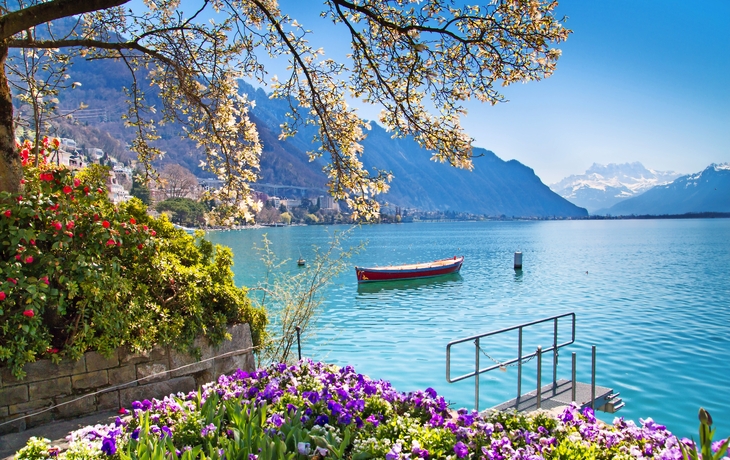 Genfer See in Montreux