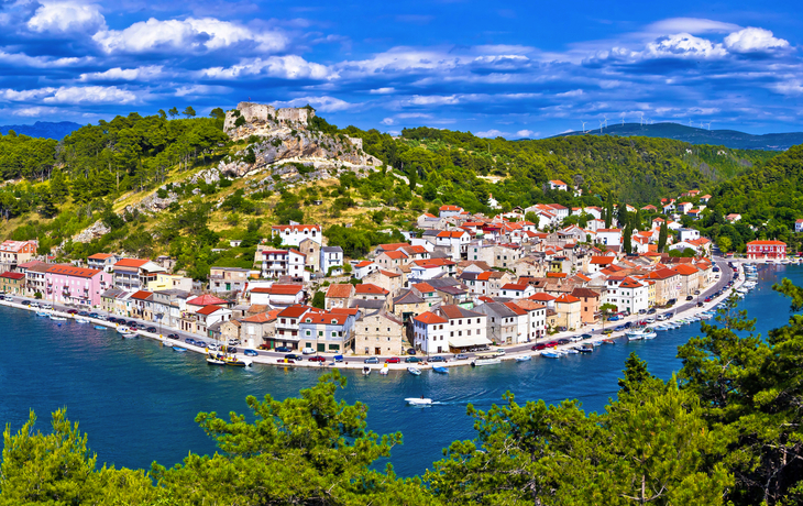 Bucht von Novigrad in Dalmatien, Kroatien