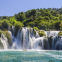 Krka-Wasserfälle in Dalmatien, Kroatien