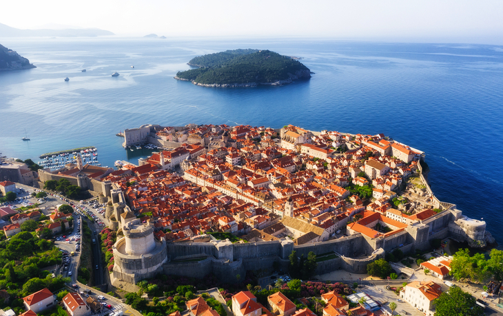 Dubrovnik an der Adriaküste in Dalmatien, Kroatien