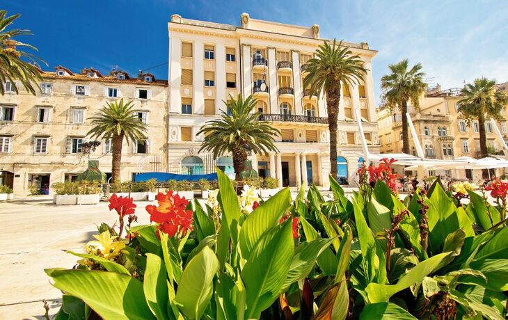 Split Riva waterfront nature and architecture