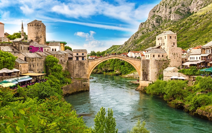 Die alte Brücke in Mostar