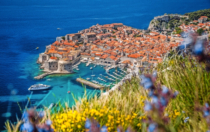 Dubrovnik an der Adriaküste in Dalmatien, Kroatien