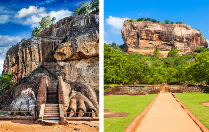 Lion Rock in Sigiriya, Sri Lanka