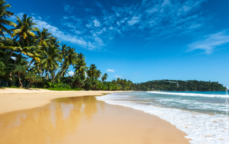 Idyllischer Strand, Sri Lanka