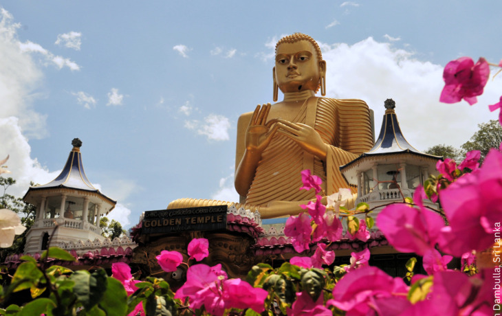 Cave in Dambulla, Sri Lanka