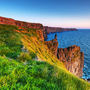 Cliffs of Moher bei Sonnenuntergang in der Grafschaft Clare, Irland