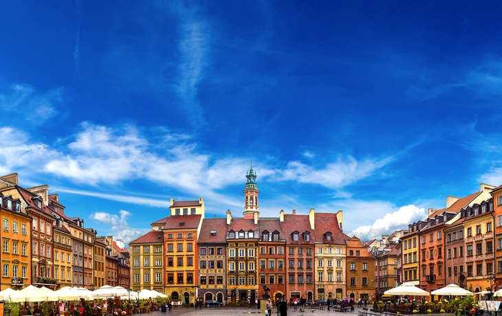 Altstadtmarkt in Warschau, Polen