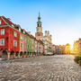 Marktplatz in der Altstadt von Posen, Polen