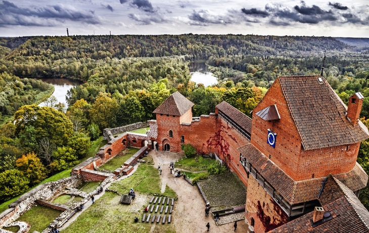 Burg Turaida mit Gauja