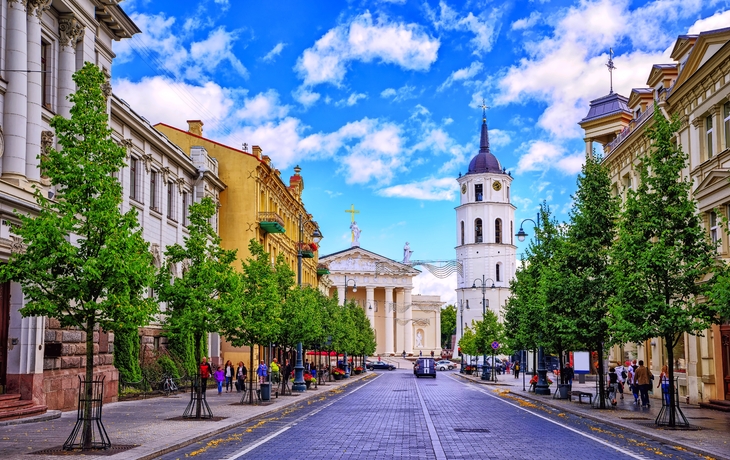 Gediminas-Prospekt in Vilnius