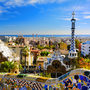 Park Güell in Barcelona, Spanien