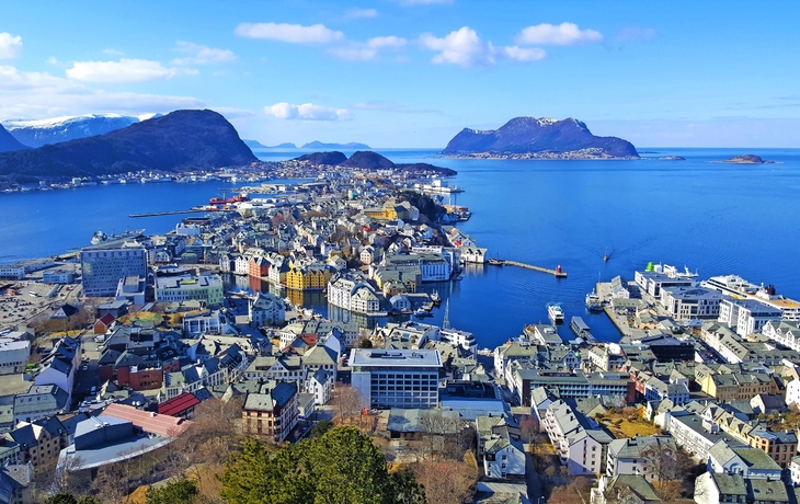 Blcik auf Alesund