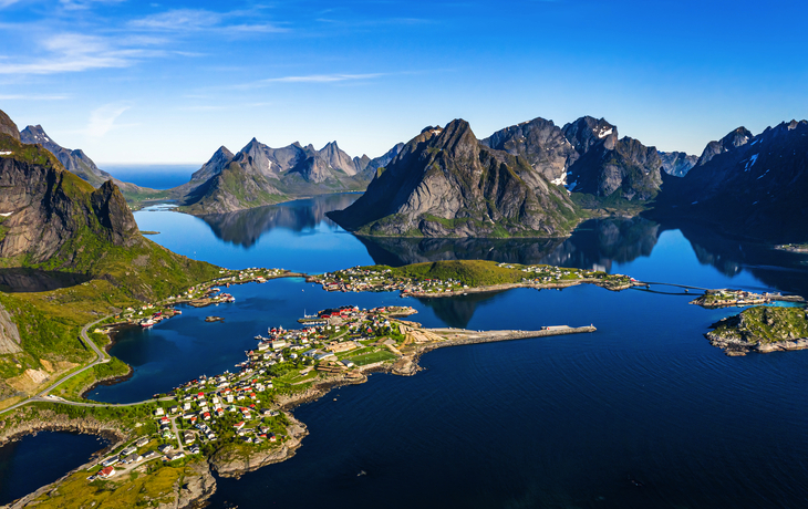 Lofoten - ein Archipel in der Grafschaft Nordland, Norwegen