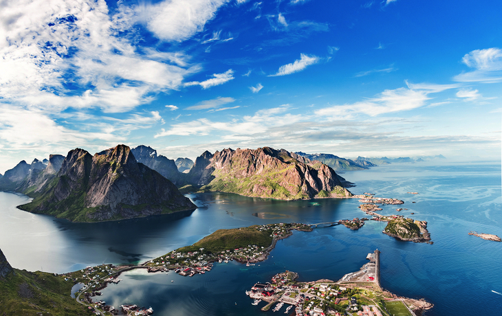 Lofoten - ein Archipel in der Grafschaft Nordland, Norwegen