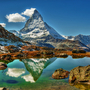 Matterhorn in der Schweiz