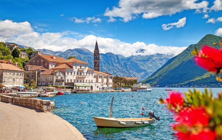 Perast in der Bucht von Kotor