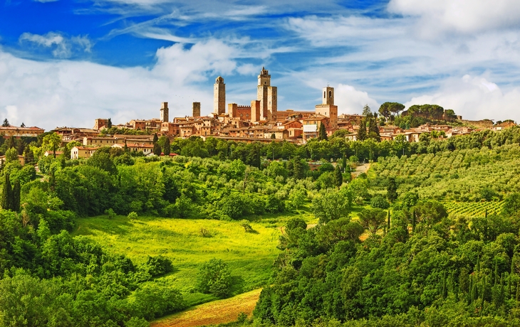 Panorama von San Gimignano