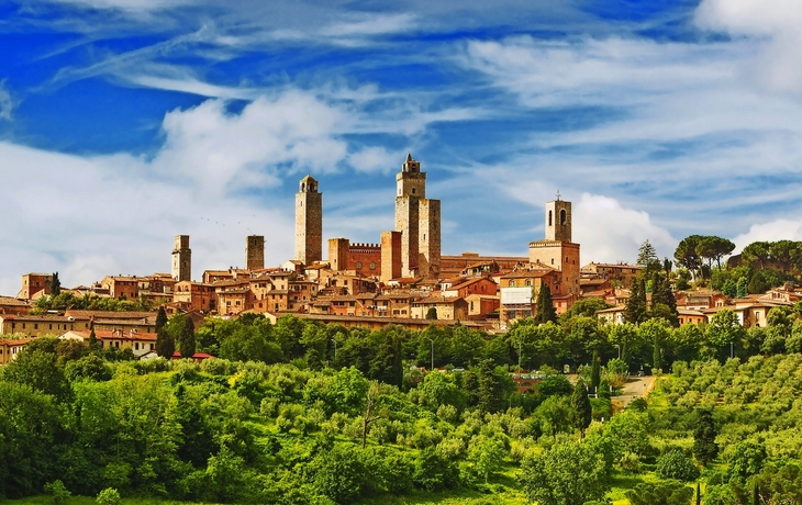 Panorama von San Gimignano