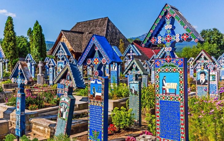 Fröhlicher Friedhof in Sapanta