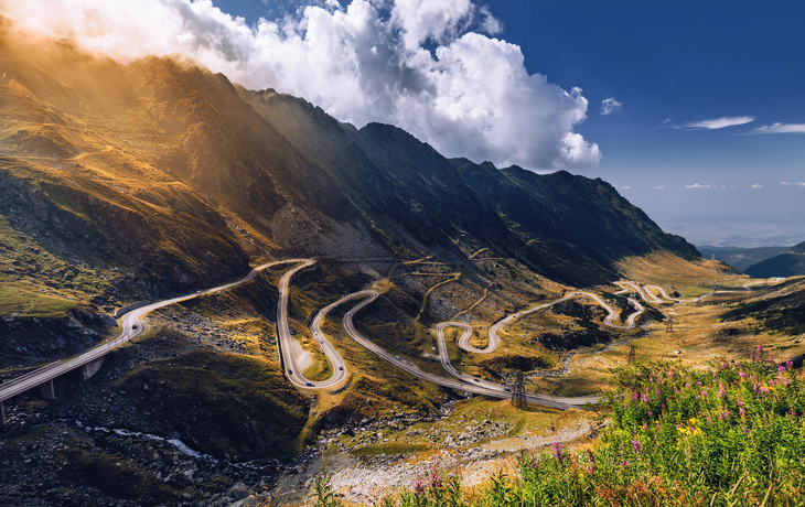 Transfagarasan-Pass in den Karpaten