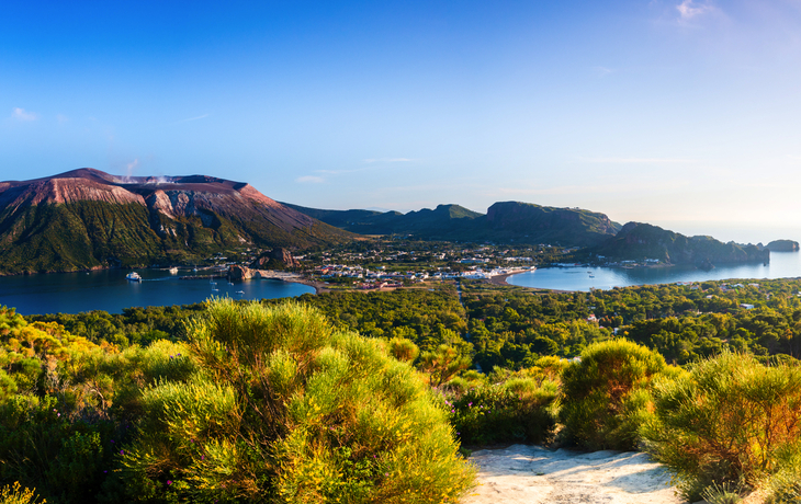 Panoramablick auf Vulcano