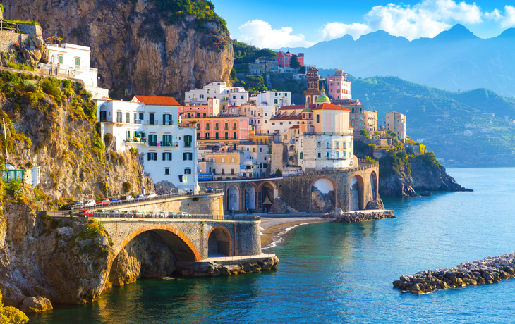 Atrani an der Amalfiküste, Italien