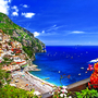 Positano an der Amalfiküste, Italien