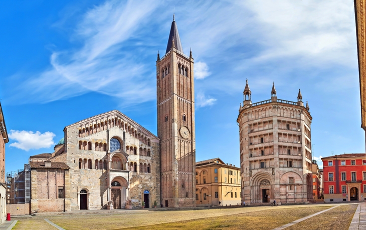 Kathedrale von Parma auf dem Piazza del Duomo