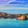 Altstadt und Hafen von Portoferraio auf der Insel Elba, Italien