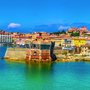 Panoramablick über die Stadt Portoferraio auf der Insel Elba