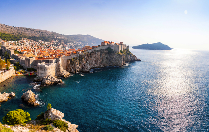 Ansicht vom Fort Lovrijenac in Dubrovnik, Kroatien