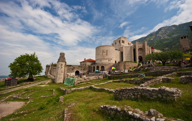 Skanderbeg Museum & Festungsgelände in Kruja, Albanien